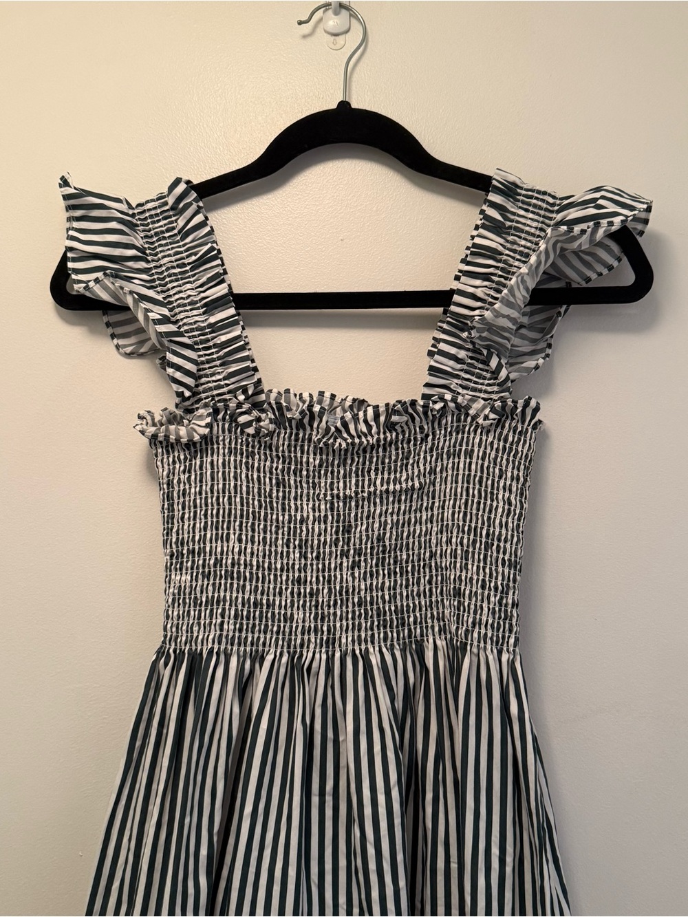 EUC Hill House Home The Ellie Nap Dress in Green Stripe | Small | SOLD OUT - Picture 6 of 13